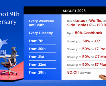 FlexiSpot's Anniversary Promotion